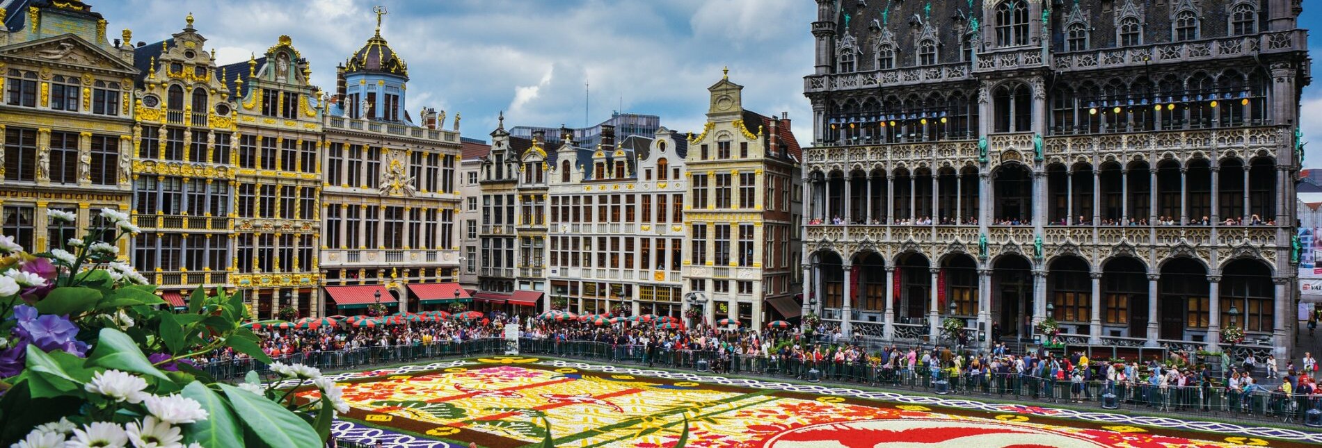 Blumenteppich auf dem Grand Place in Brüssel
