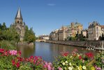Blick auf die Mosel in Metz