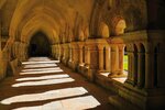 Romanischer Kreuzgang Abtei von Fontenay