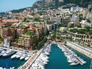 Blick auf den Hafen von Monaco