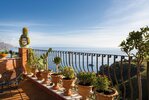 Blick von Taormina aufs Meer