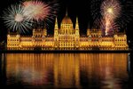 Feuerwerk über Budapest