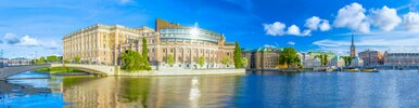 Das Parlament in Stockholm