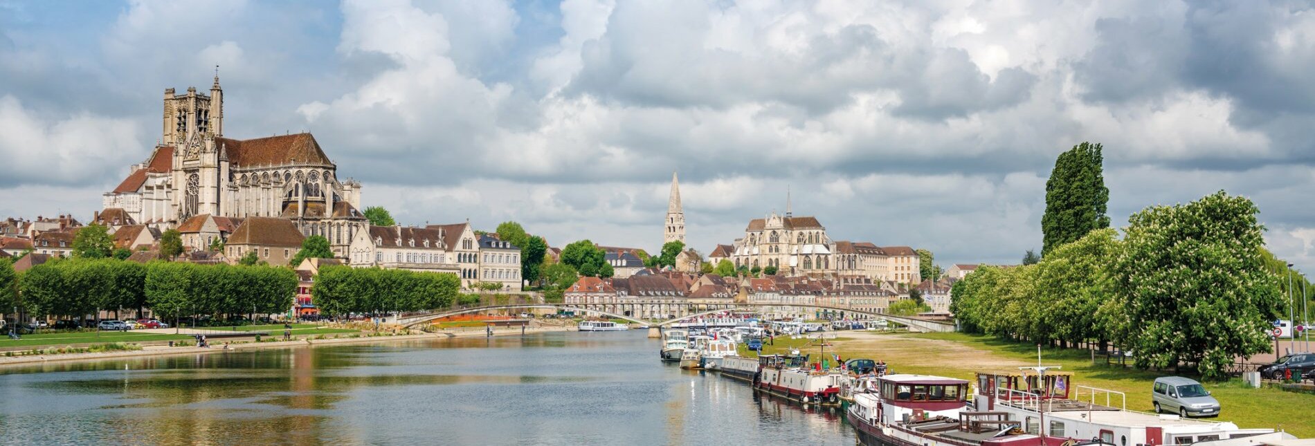 Blick auf Auxerre