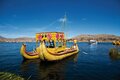 Touristenboote auf dem Titicaca-See