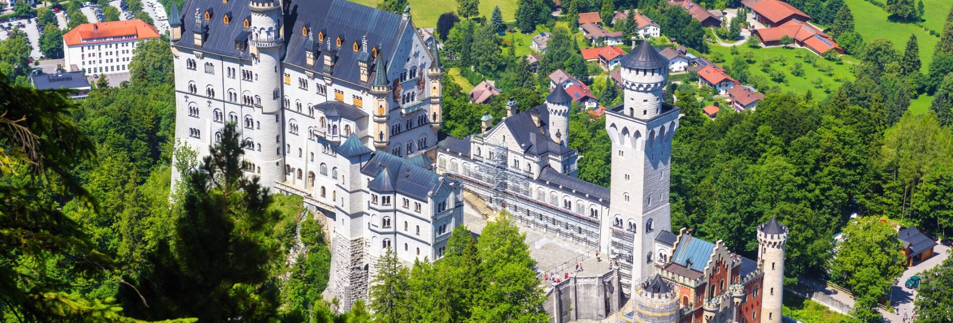 Blick auf Schloss Neuschwanstein