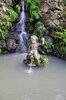 Brunnenfigur im Botanischen Garten von Funchal